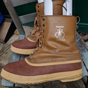 Men's Vintage Sorel Insulated Snow Boots Size 16
